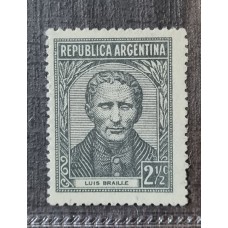 ARGENTINA 1935 GJ 739a ESTAMPILLA CON VARIEDAD CATALOGADA NUEVA CON GOMA U$ 10